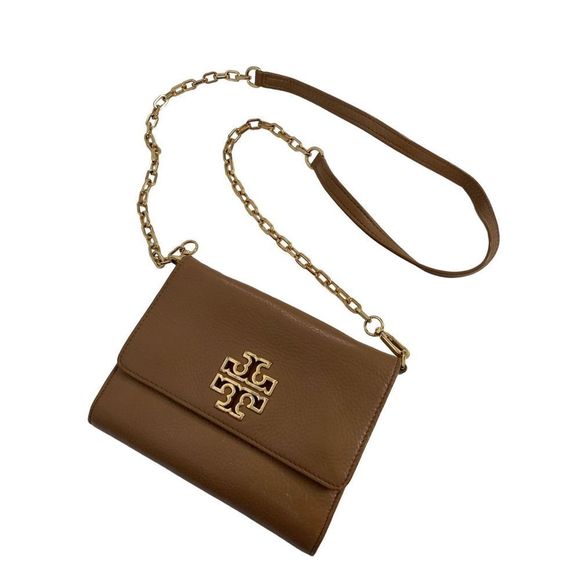 Tory Burch Bags Toryburch Britten Crossbody Bag Tan Poshmark